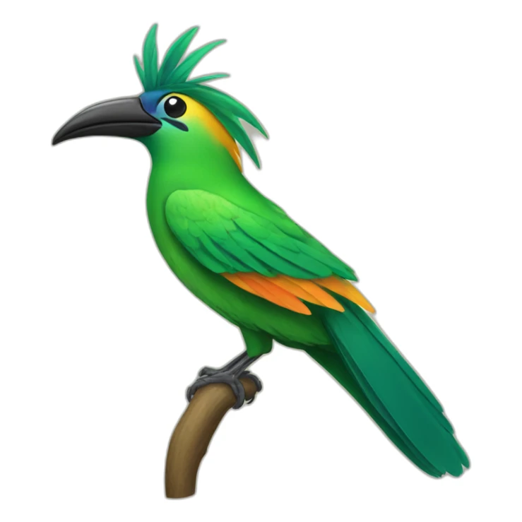Birds of paradise sticker
