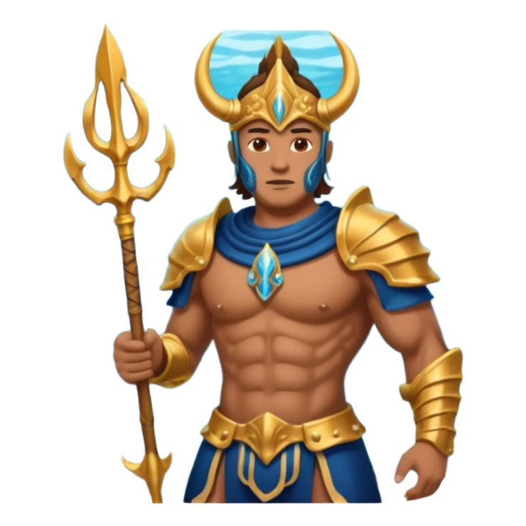 atlantis man OF THE SEA sticker