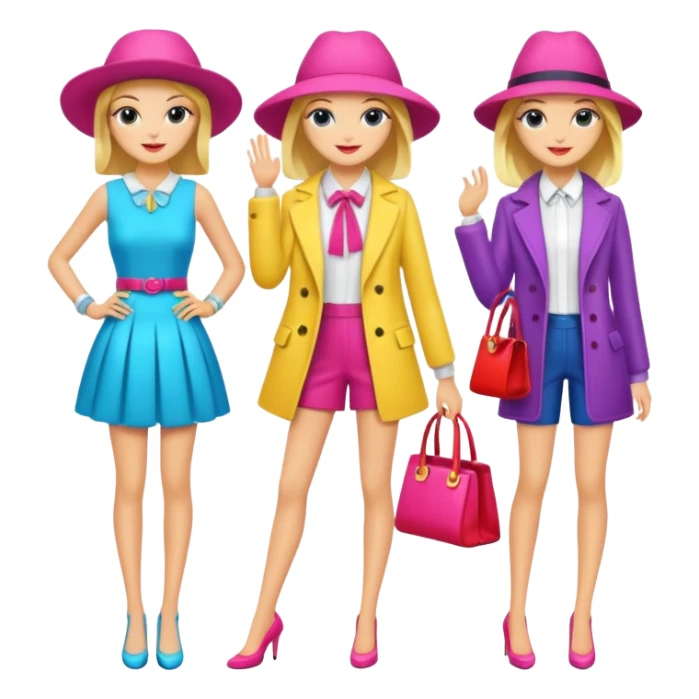 Fashion magazine, journal sticker