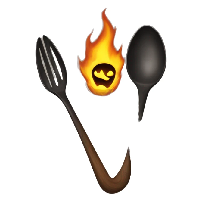 Burnt spoon sticker