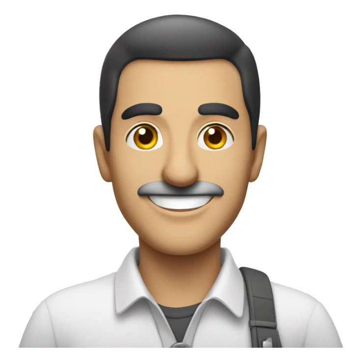 Smiling Turkish man showing thumbs up  sticker