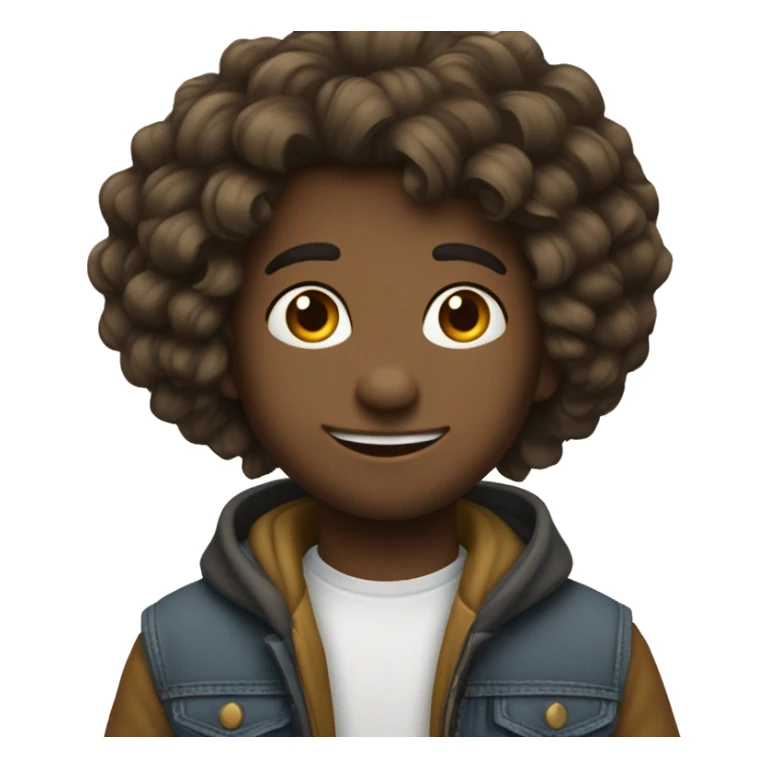 três amigos de 11 anos que são do cabelo moreno sticker