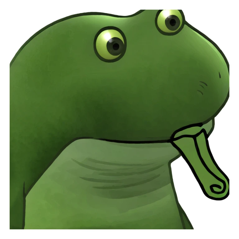 Un seul vers de terre sticker