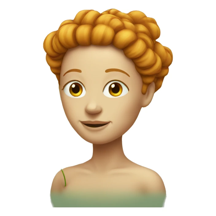 Weed goddess ginger  sticker