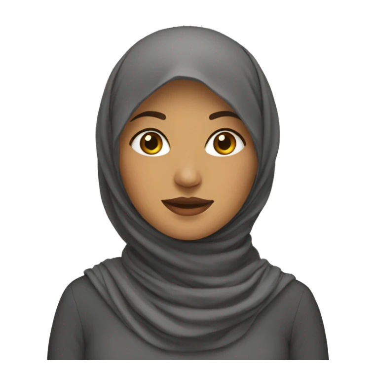 Muslim woman sticker