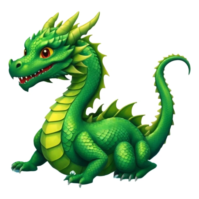 dragon in the waterrrrr sticker