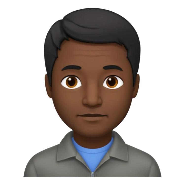 50 yr old man mostly black hair with 25% some grey, side swept part,  sticker