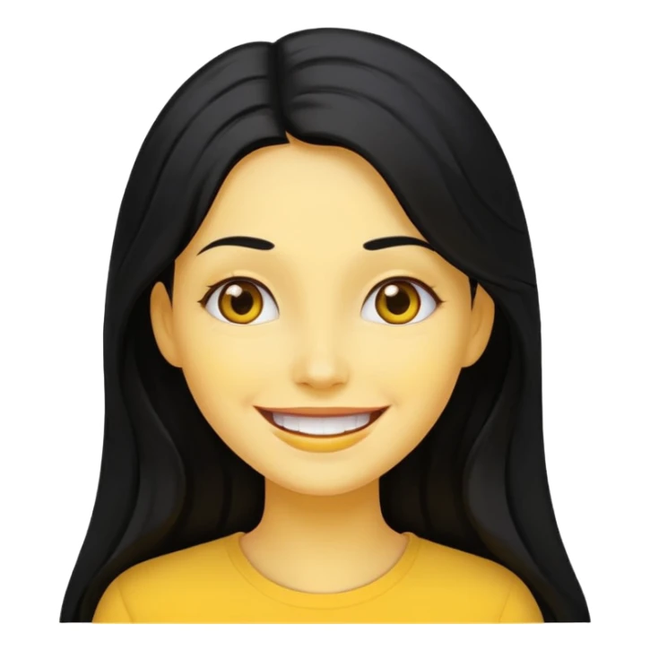 Nake the yellow woman from WhatsApp sticker