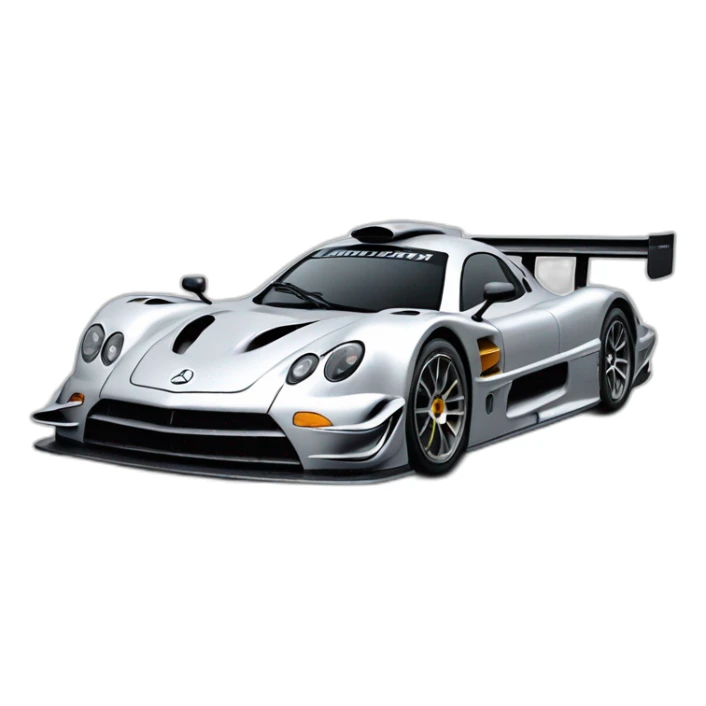 “flying” mercedes CLK GTR !!!! incident from nurburgring  sticker