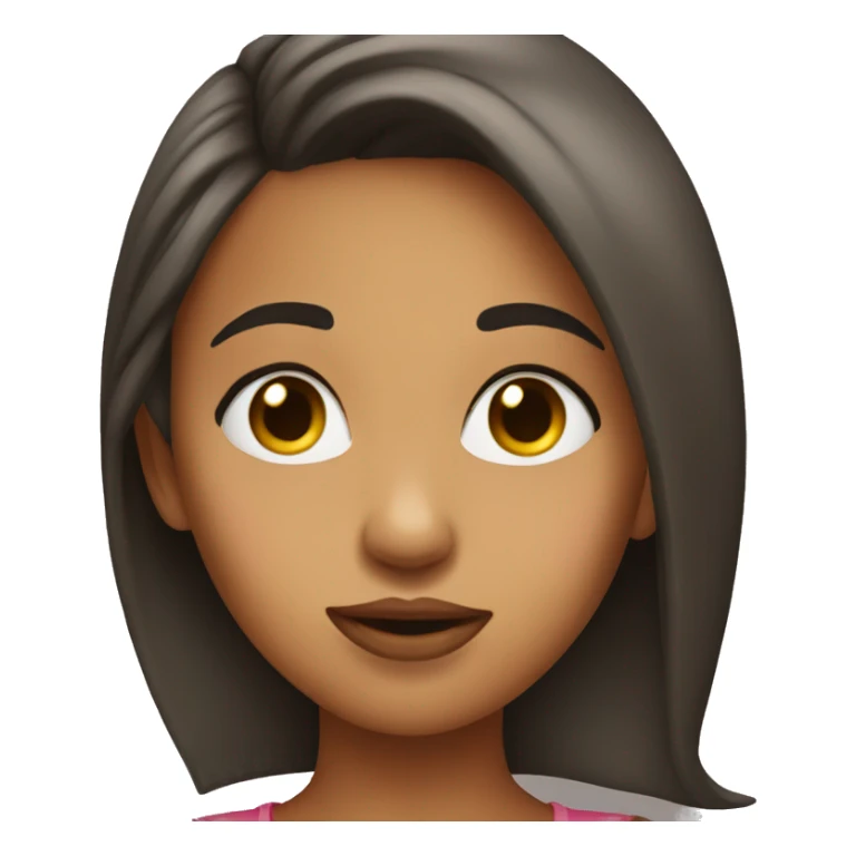 Girl kissy face  sticker