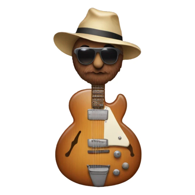 yacht rock guitar turkey sticker