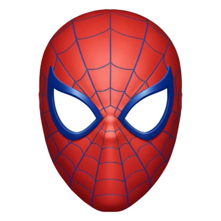 Spider man only face sticker