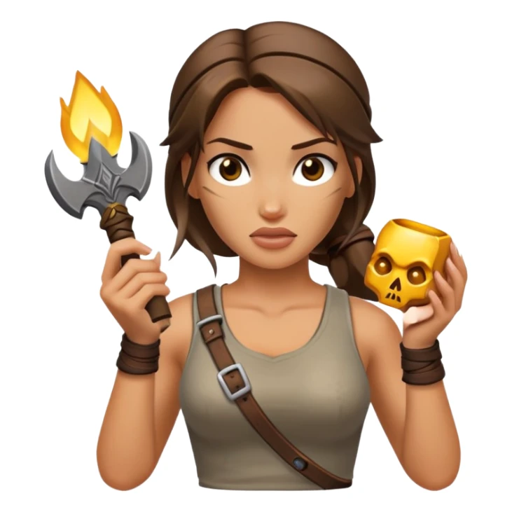 cradle of life laracroft witty emotion sticker