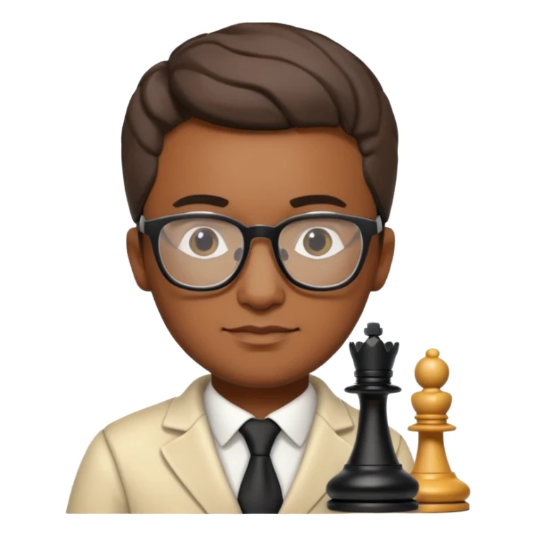Chess Player holding a  piece,Chess club. sticker