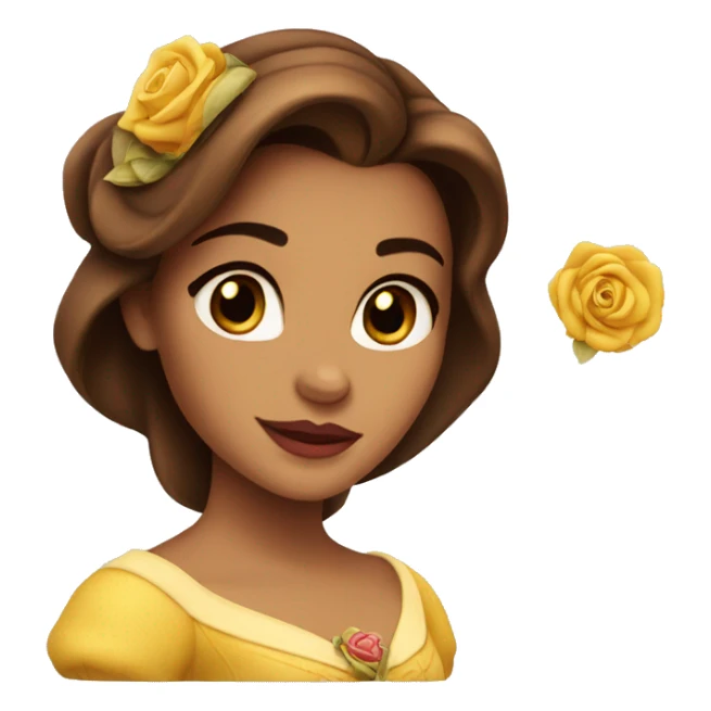 beauty and the beast belle sticker