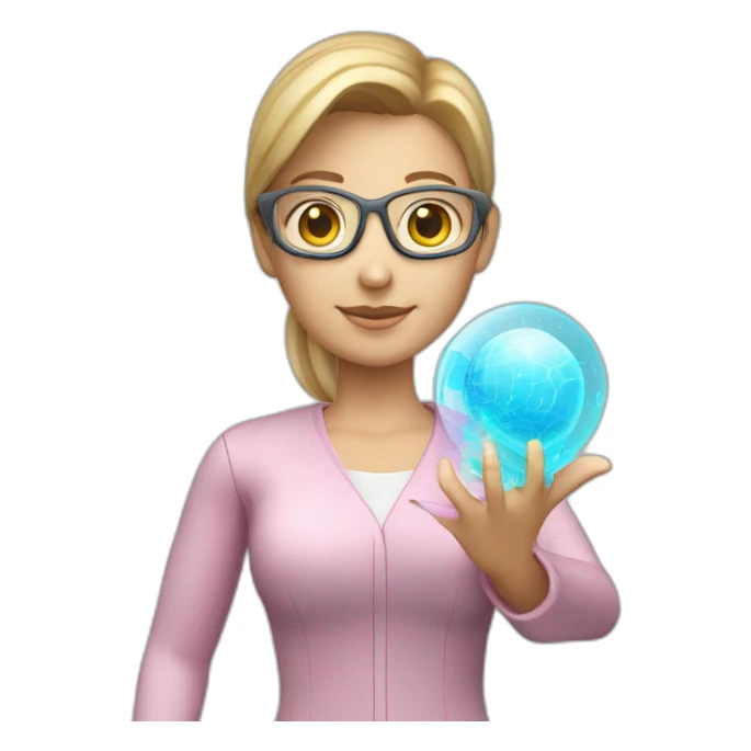 Biomedical-Engineer-studying-hologram-3d-model-of-breast sticker