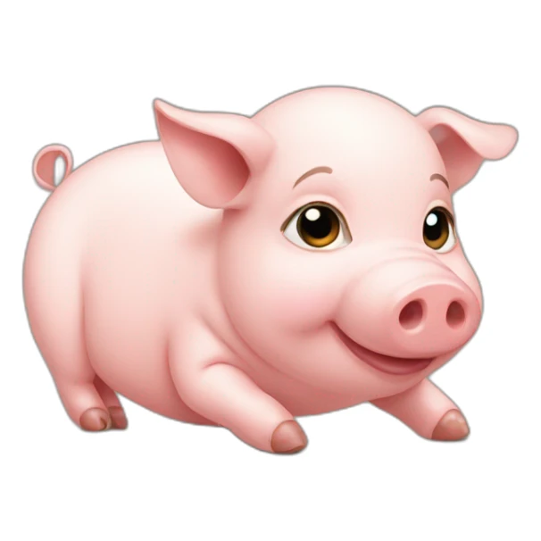 baby pig sticker