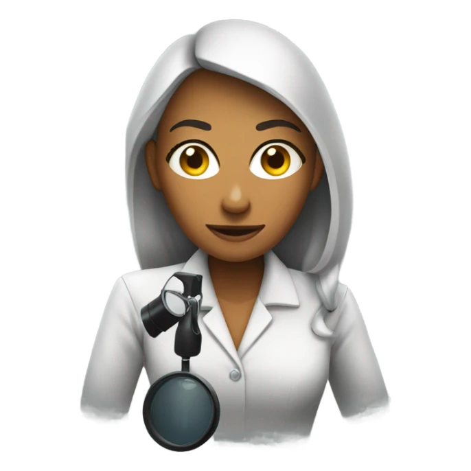 DETIVE MULHER INVESTIGANDO COM LUPA sticker