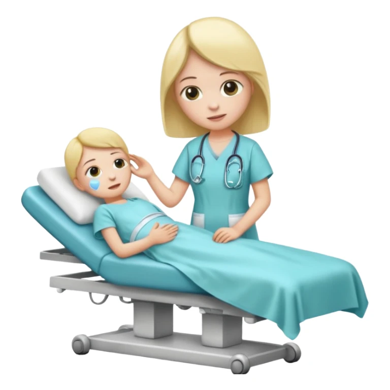 Emoji getting treatment for cystic fibrosis  sticker