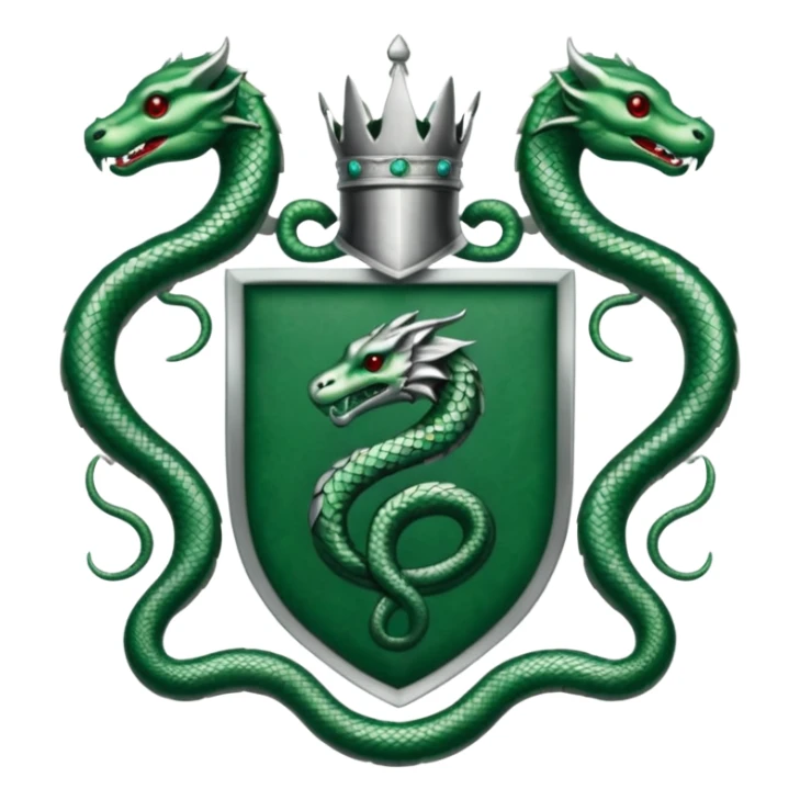 Malfoy manor coat of arms sticker