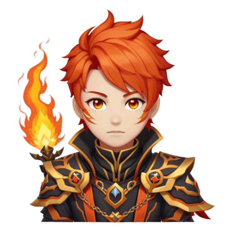 Mavuika The Pyro Archon from Genshin Impact sticker