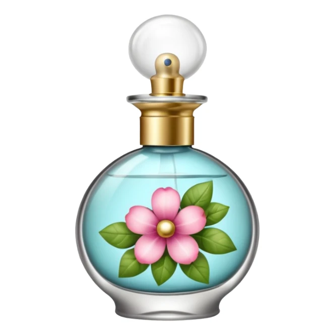 bottle of perfume sticker