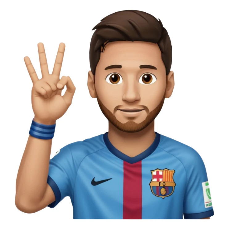 Okey işareti yapan biri messi olabilir sticker