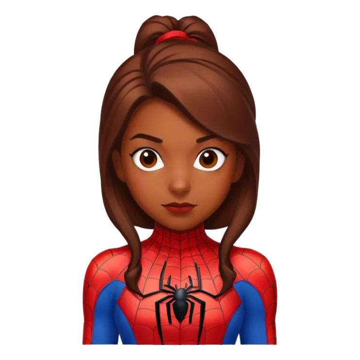 Spiderman as a girl sticker