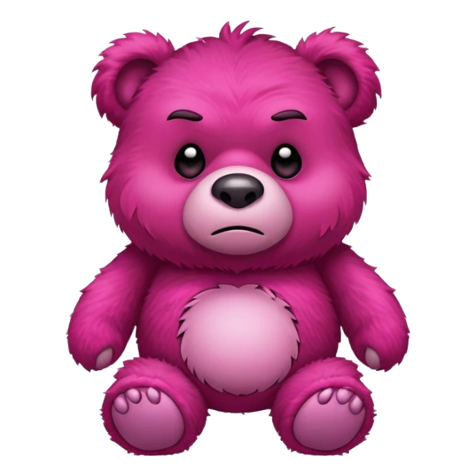 Lotso pink teddy bear villain sticker