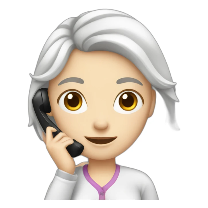 WHITE GIRL TALKING ON THE PHONE sticker