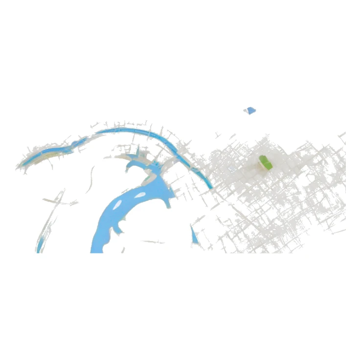 MAP OF ALL THE DISTRICTS OF PARIS sticker