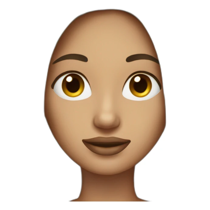 beautiful woman with long straight hair and MacBook sticker