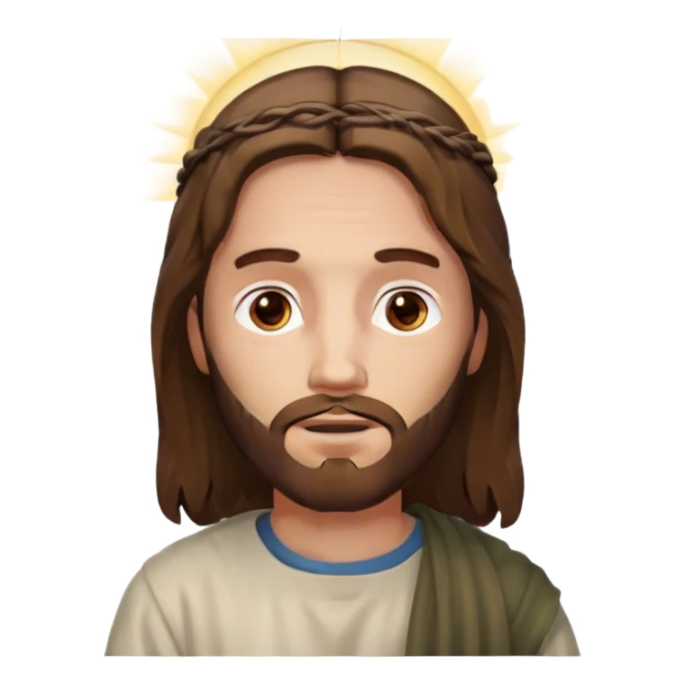 holy jesus resurrection with a big light in the background  sticker