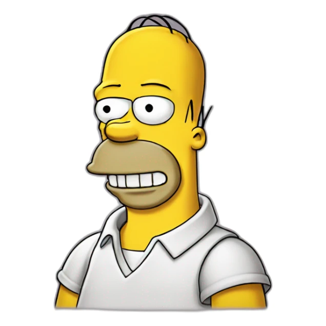 Homer simpson sticker