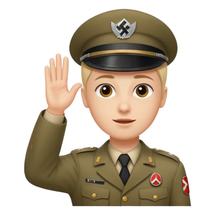 saludo nazi sticker