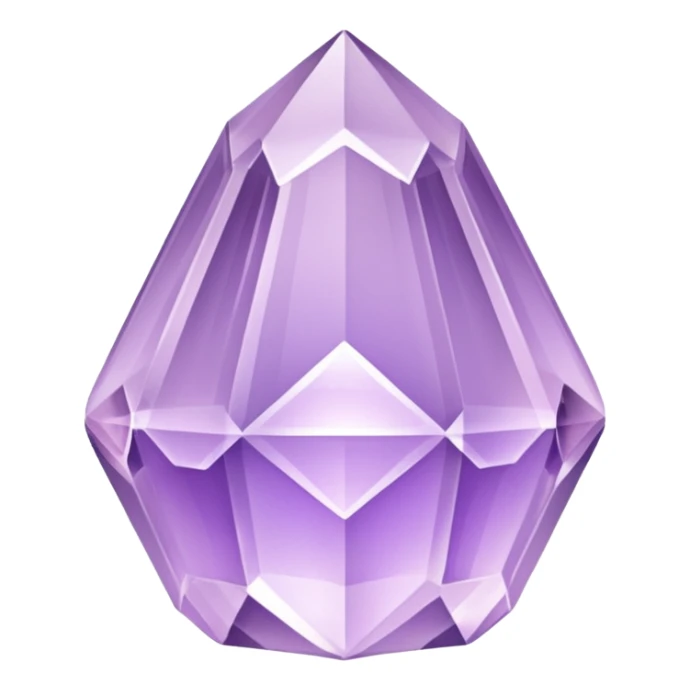emoji of light purple quarz sticker