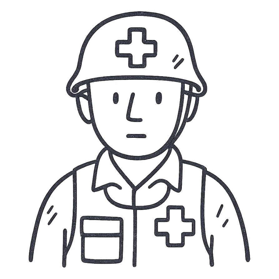 soldier medic sticker