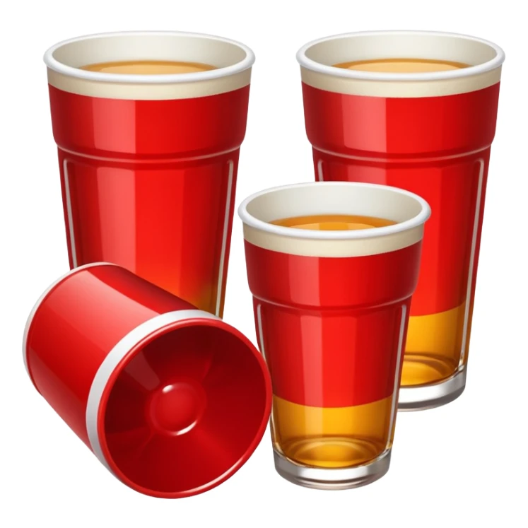 Generami l’emoji di un bicchiere da beer pong sticker