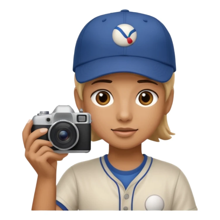 back of person taking a photograph sticker