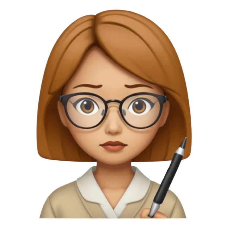 i need an image of a japanese woman analyst sticker