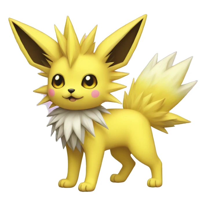 Kawaii Cool Edgy Jolteon full body sticker