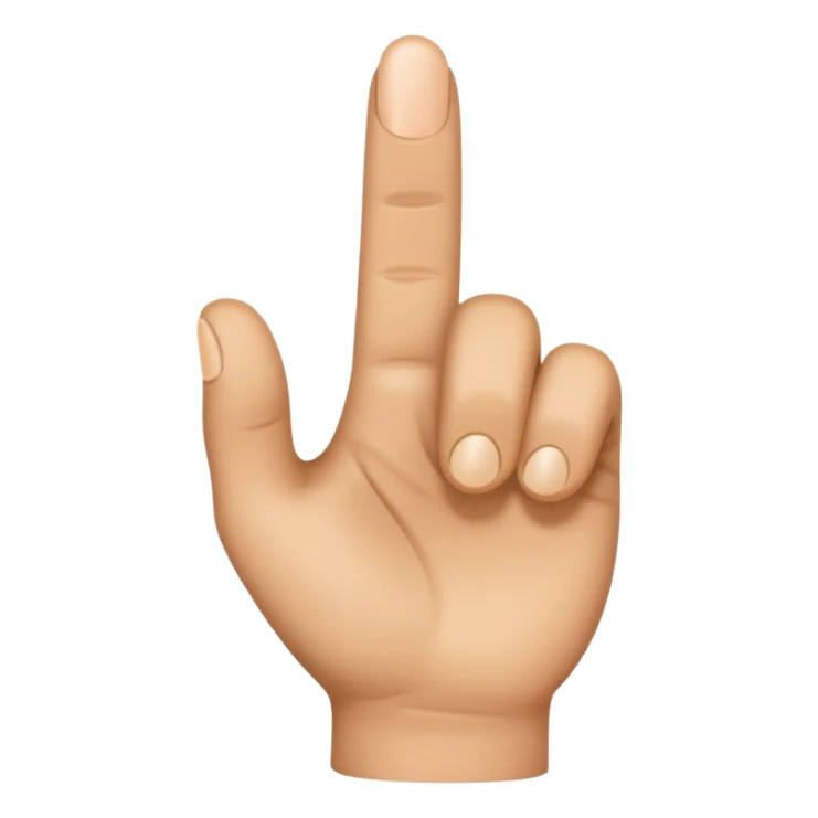 create me an emoji that is a finger pointing to watch the front of the screen so pointing at me point it strate at me sticker