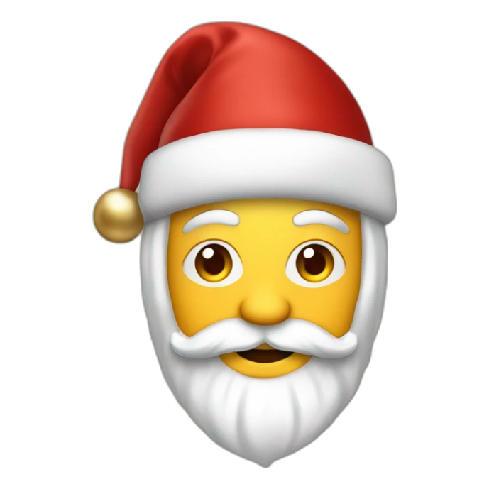 Kerst man met sinterklaas meiter sticker