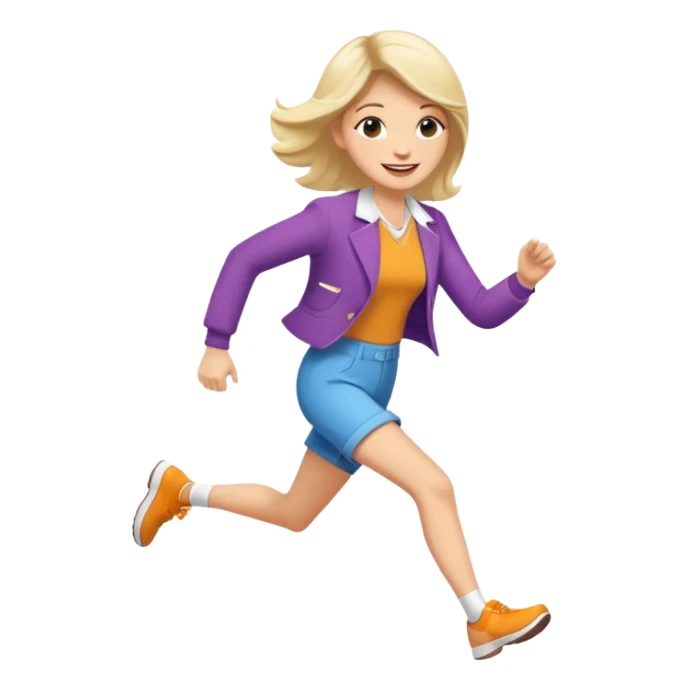 Running to brunch club  sticker