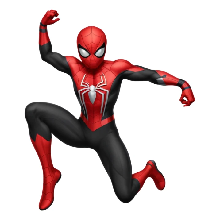 homen aranha de viuva negra sticker