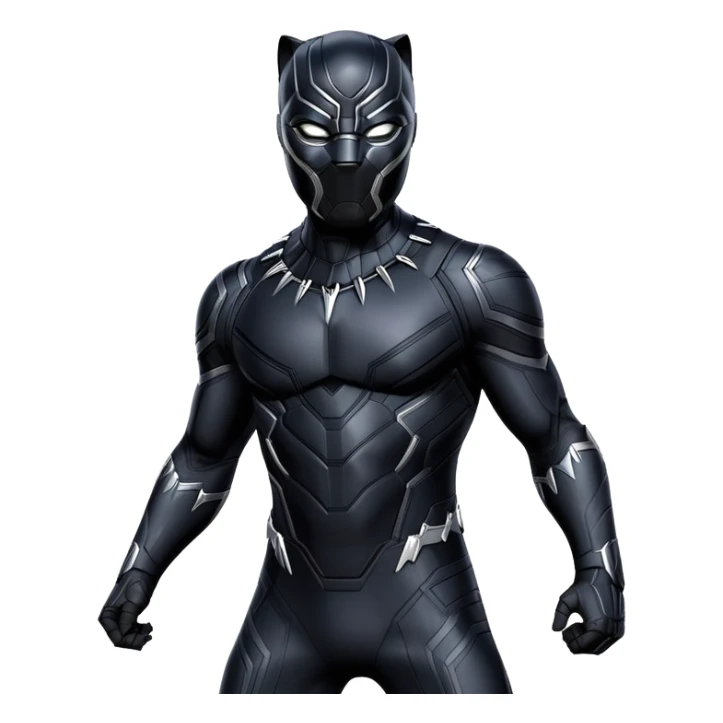 black panther marvel from captain america: civil war sticker