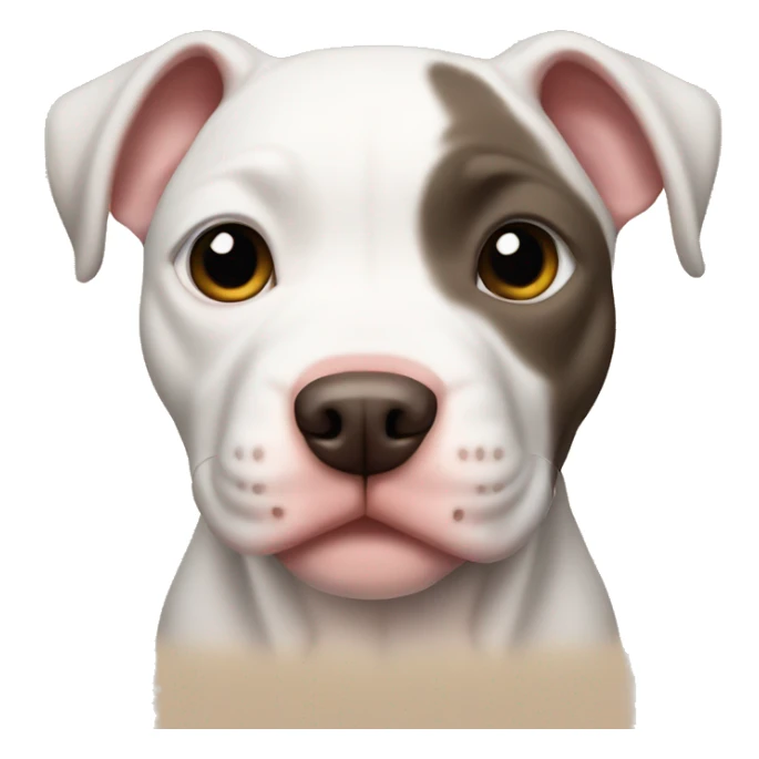 Pit bull puppy  sticker