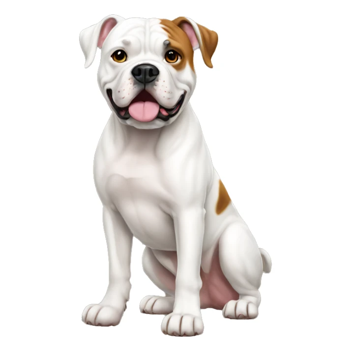 American Bulldog Dog Breed Full Body sticker