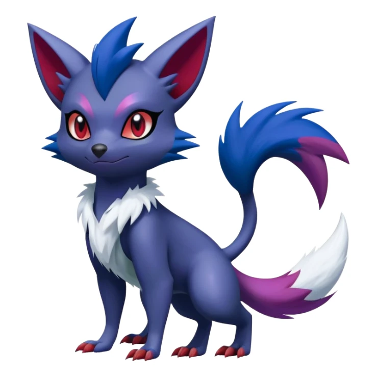 Zoroark-Sneasel-hybrid (full body) sticker