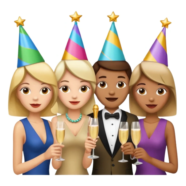 Peste noire qui fait la fête  sticker